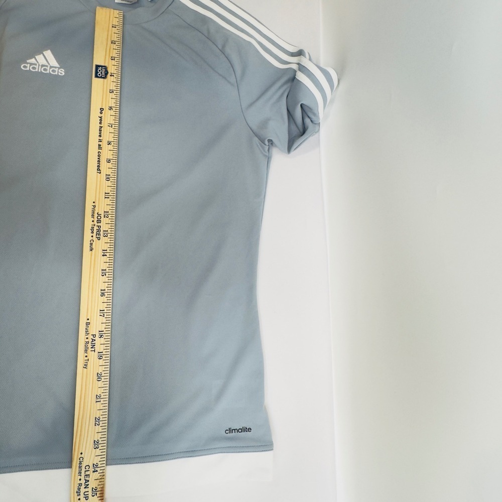 Adidas ClimaLite Athletic T-Shirt Jersey Activewear‎ Number 15 Gray - Picture 11 of 13